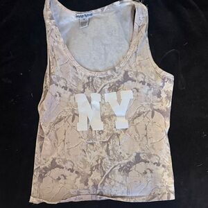 Trendy Women's Marble Print Tank Top